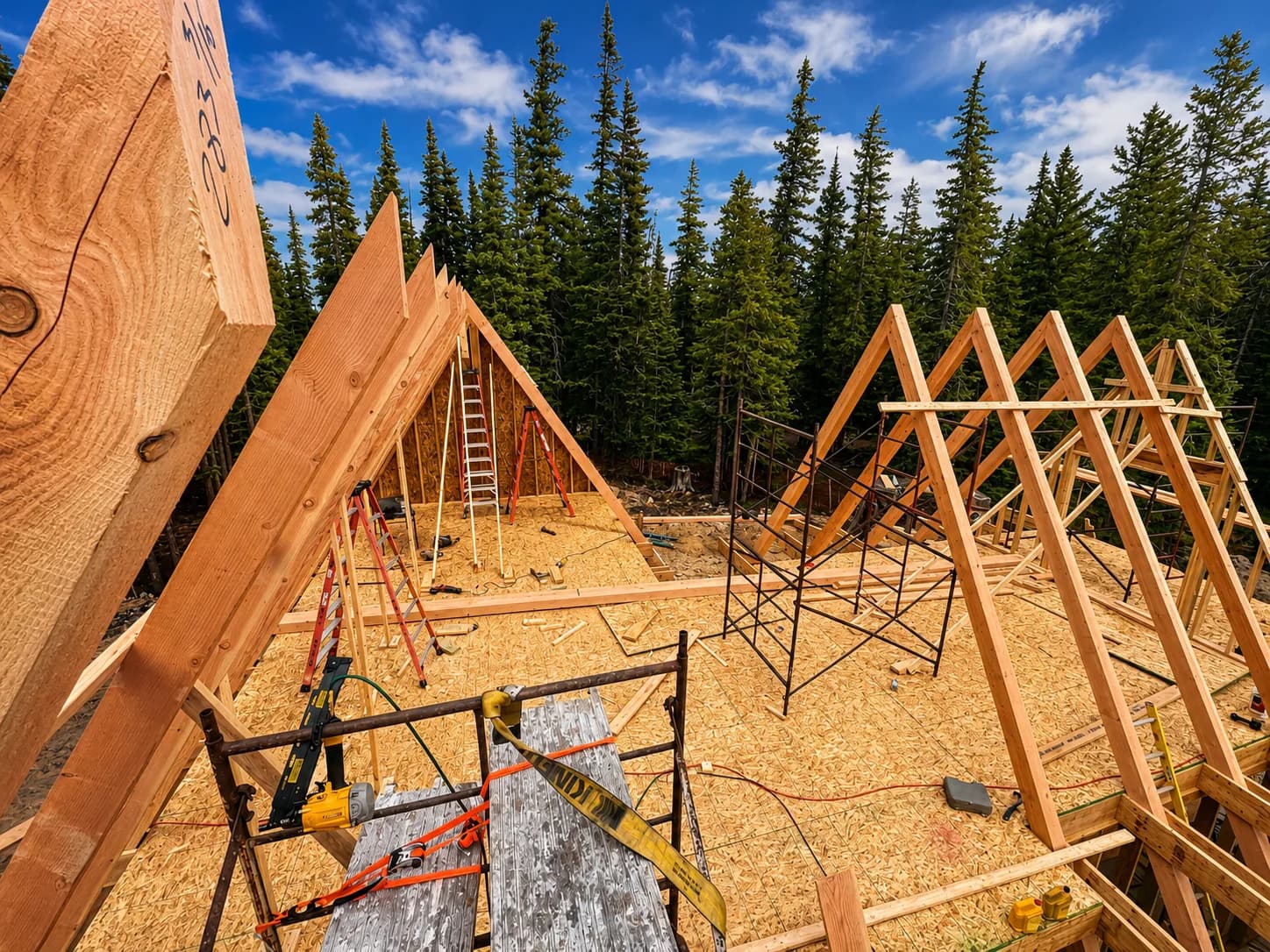 Alpine Truss Setting