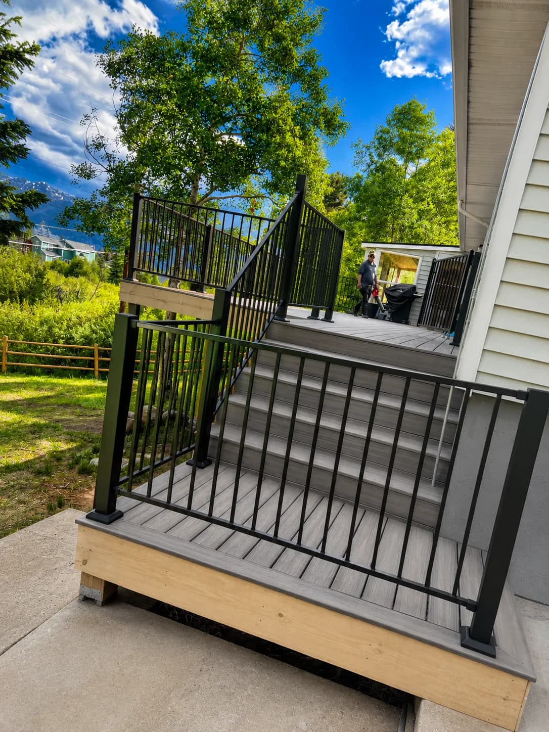 Composite Deck & Stairs