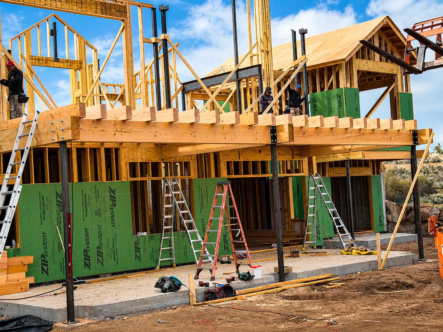 Glulam Beam Framing