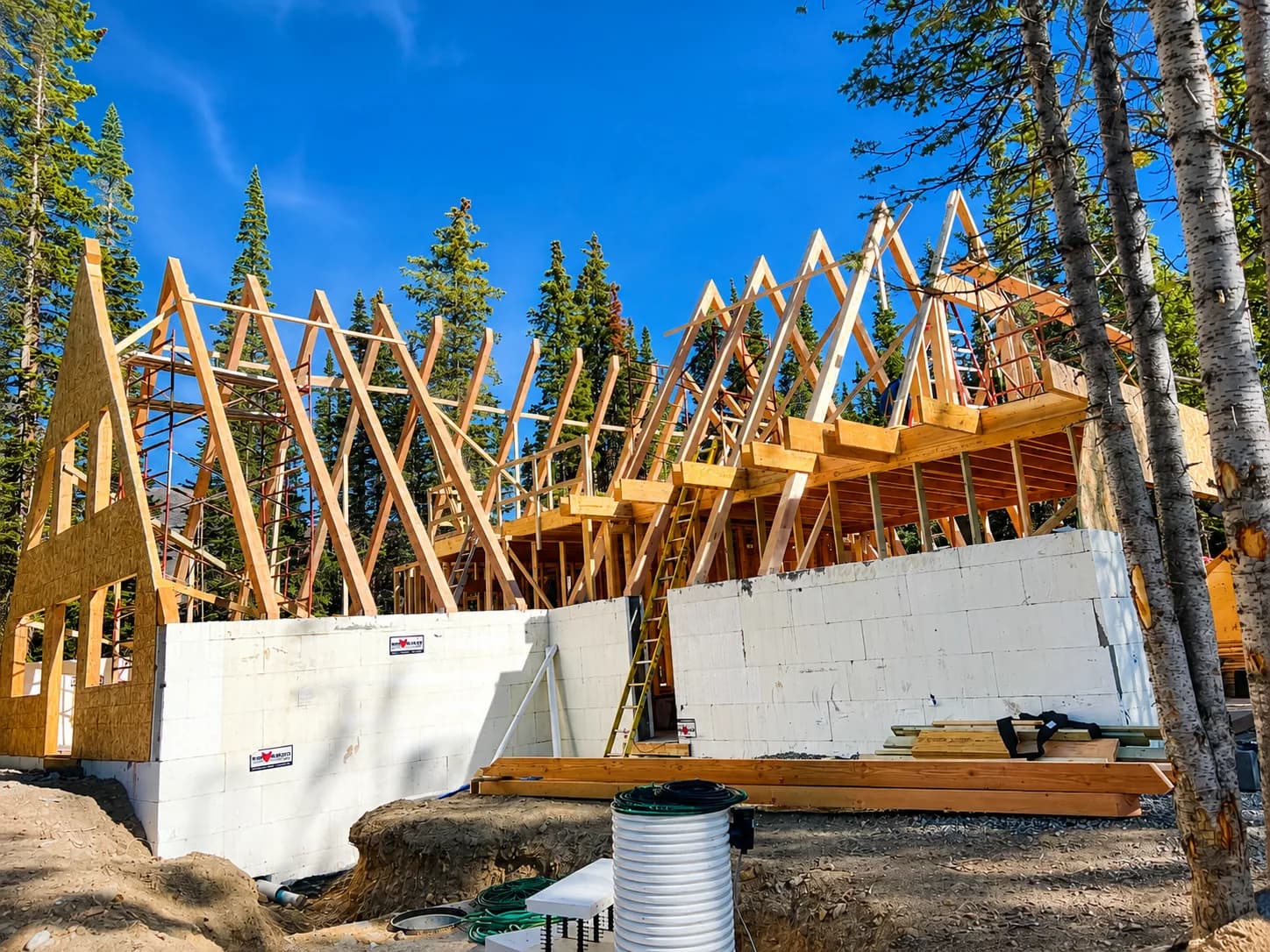 Framing Over ICF Foundation