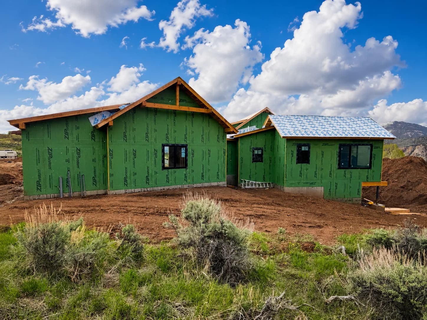 Ranch Home Sheathing