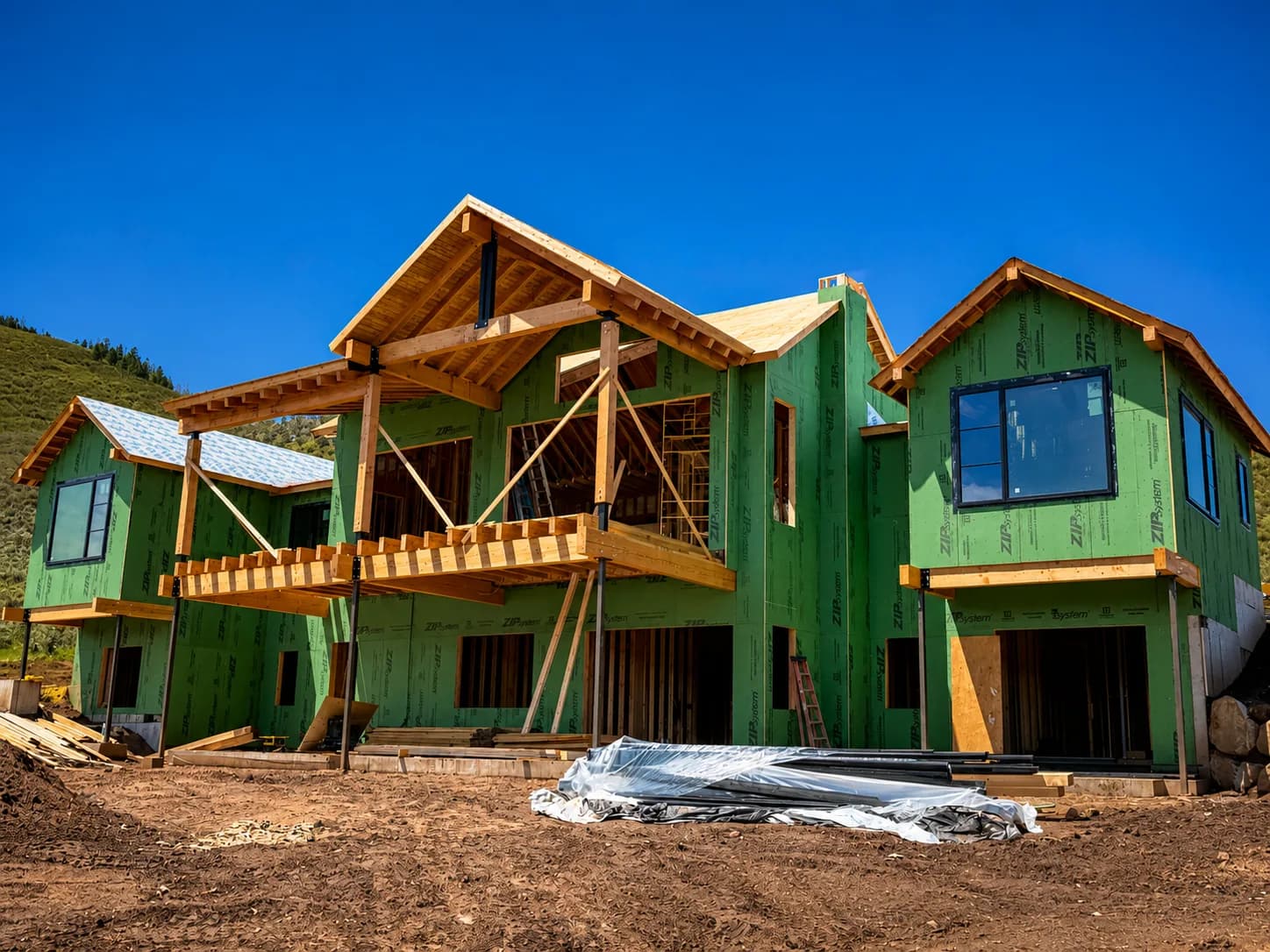 Two-Story Mountain Framing